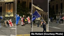 რუსთაველის გამზირზე აქცია განახლდა