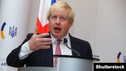 British Foreign Secretary Boris Johnson