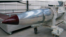 A B61 nuclear bomb on display at the Pima Air and Space Museum in Tucson, Arizona.