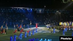 The ceremonial opening of the 7th Summer Pan-Armenian Games in Stepanakert, Nagorno-Karabakh, August 6, 2019