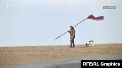 Soldat armean în satul Nerkin Khndzoresk