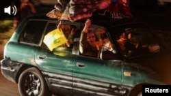 Ливанские беженцы возвращаются после объявления о перемирии между Израилем и Ливаном 