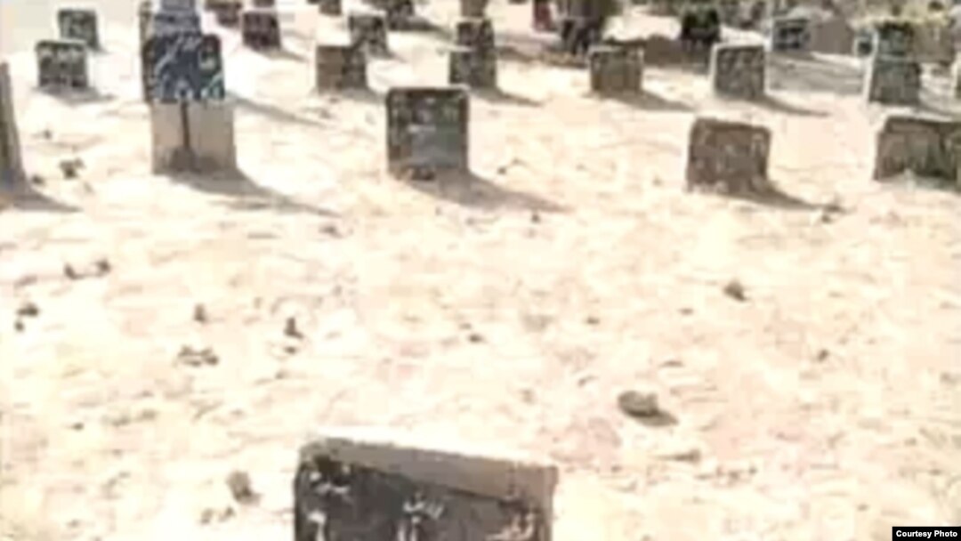 A reformist website says dozens of victims of postelection unrest were buried in unnamed graves in Behesht Zahra cemetery.