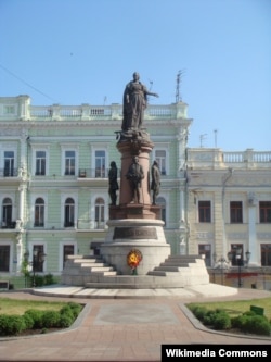 Памятник основателям Одессы, установленный в 2007 году