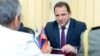 Armenia - First Deputy Defense Minister Davit Tonoyan, Yerevan, 8Oct2014.