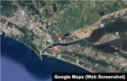 Kjo hartë tregon vendndodhjen e magazinës së kompanisë "Argis".