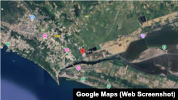 Lokacija magacina firme Agris koji se zapalio