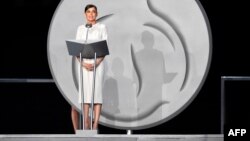 M.Əliyeva Avropa Oyunlarının açılışında. 2015