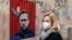 Graffiti cu Aleksei Navalnîi, pe o stradă din Roma