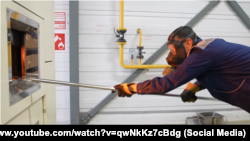 Печь крематория в Симферопольском районе Крыма