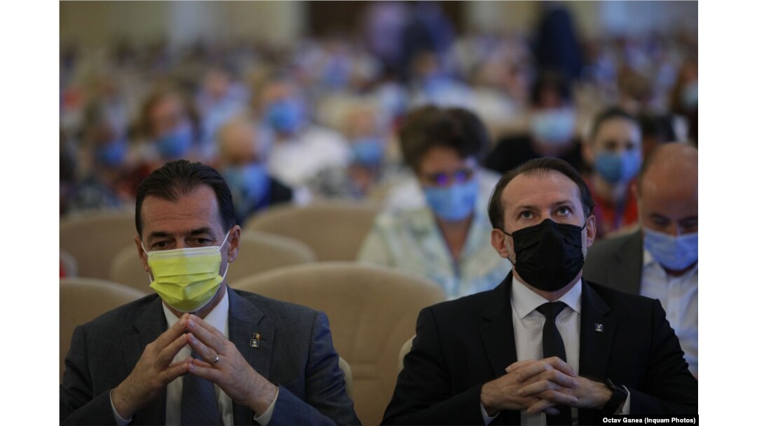 Ludovic Orban și Florin Cîțu, doi foști președinți ai PNL într-un timp foarte scurt.