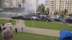 На акцию протеста в Минске вышли больше 100 тысяч человек