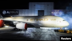 Etihad flights from Abu Dhabi have been exempted from the U.S. ban on electronic devices in airplane cabins.