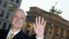 British actor John Cleese arrives for the Rose d'Or awards ceremony in front of the Brandenburg Gate in Berlin in September 2016.