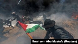 ღაზის სექტორი. 2018 წლის 14 მაისი