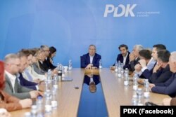 Sastanak u Demokratskoj partiji Kosova