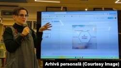 Elena Caterov ține o lecție publică despre autism, Chișinău, martie 2026