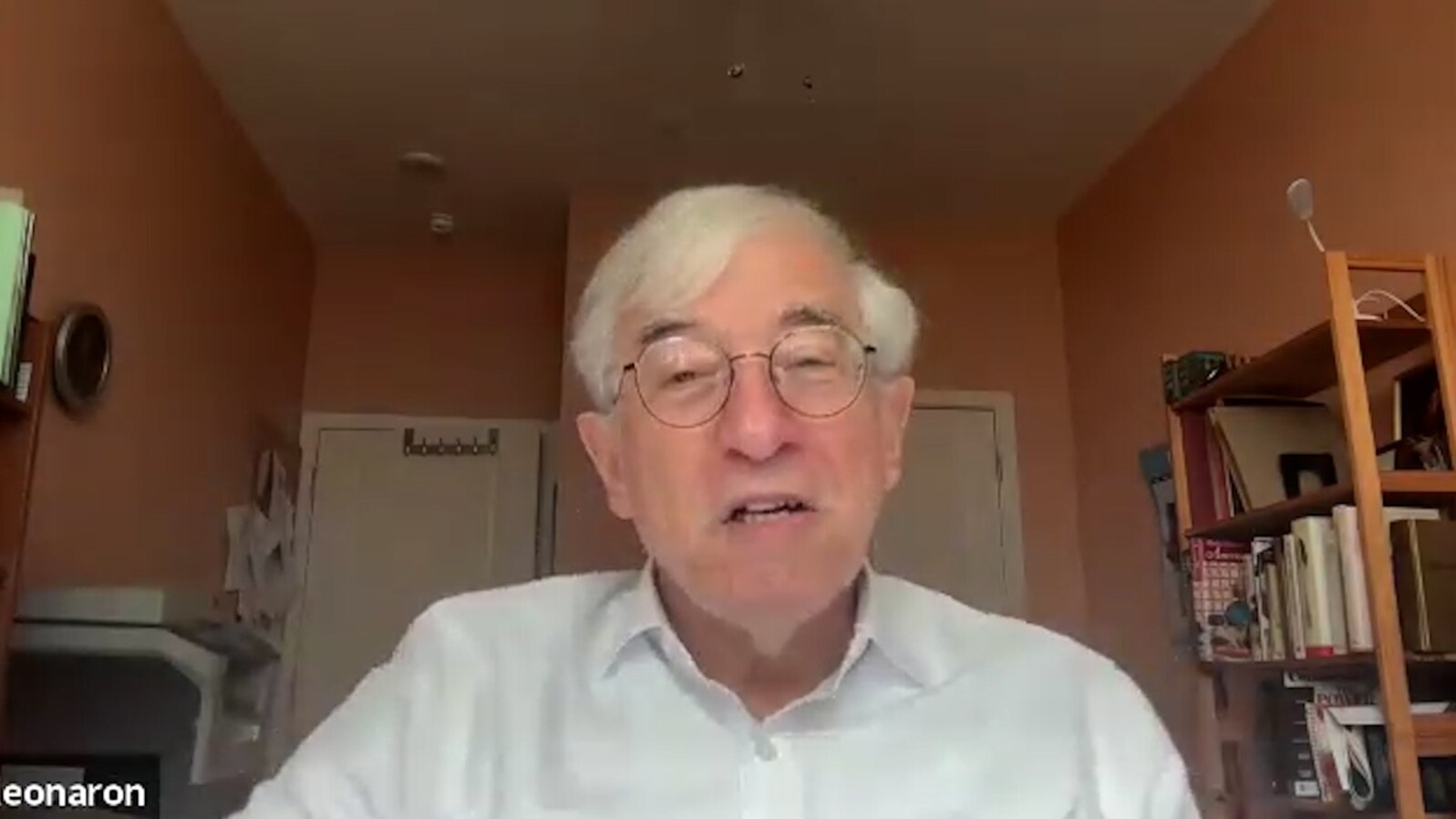 Leon Aron, senior fellow at the American Enterprise Institute, speaks to RFE/RL in an interview. 