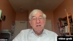 Leon Aron, senior fellow at the American Enterprise Institute, speaks to RFE/RL in an interview. 
