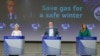 European Commission President Ursula von der Leyen, European Commission Vice-President Frans Timmermans, and EU energy policy chief Kadri Simson hold a news conference in Brussels on July 20.