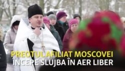 Ucraina: mulțimea blochează accesul unui preot al patriarhiei ruse în biserică