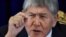 Outgoing Kyrgyz President Almazbek Atambaev speaks during his last press conference in Bishkek on November 20.