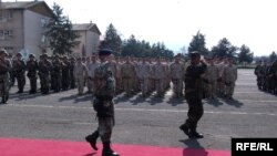 Архивска фотографија - испраќањето на македонски војници во Авганистан