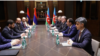 ფოტოზე: სომხეთისა და აზერბაიჯანის საგარეო საქმეთა მინისტრების შეხვედრა თურქეთში 2024 წლის 18 ოქტომბერი