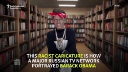 Russian TV Broadcasts Racist Obama Sketch With Actress In Blackface