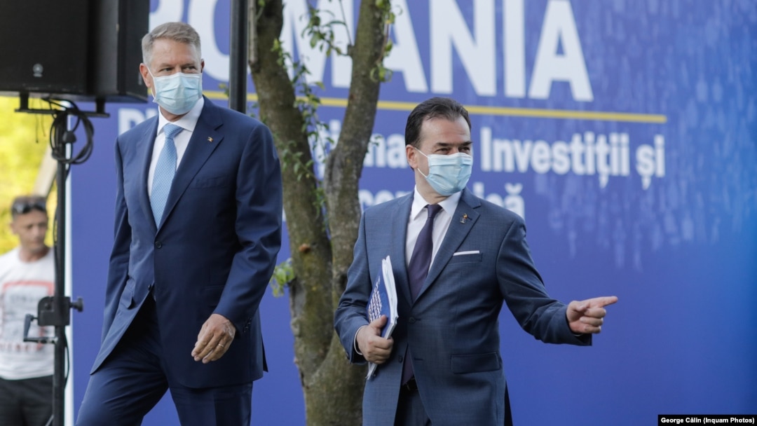 Președintele Klaus Iohannis și premierul Ludovic Orban 