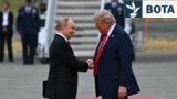 Presidenti rus, Vladimir Putin, dhe presidenti amerikan, Donald Trump. Alaskë, 15 gusht 2025. 