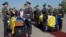 Зустріч прахів провідника ОУН Андрія Мельника та його дружини Софії Федак-Мельник на пункті пропуску на Закарпатті 21 травня 2026 року