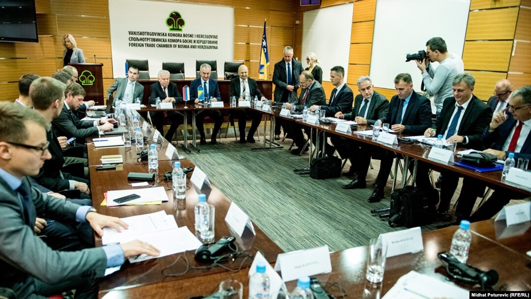 Radni sastanak između Bosne i Hercegovine i Rusije, Vanjskotrgovinska komora BiH, Sarajevo