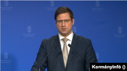 Gergely Gulyás a Kormányinfón 2021. november 11-én