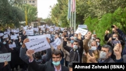 اعتراضات معلمان ایران در سال‌های اخیر افزایش یافته است
