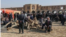 عکسی که از تجمع کشاورزان معترض اصفهانی در بستر زاینده‌رود در شبکه‌های اجتماعی منتشر شده است