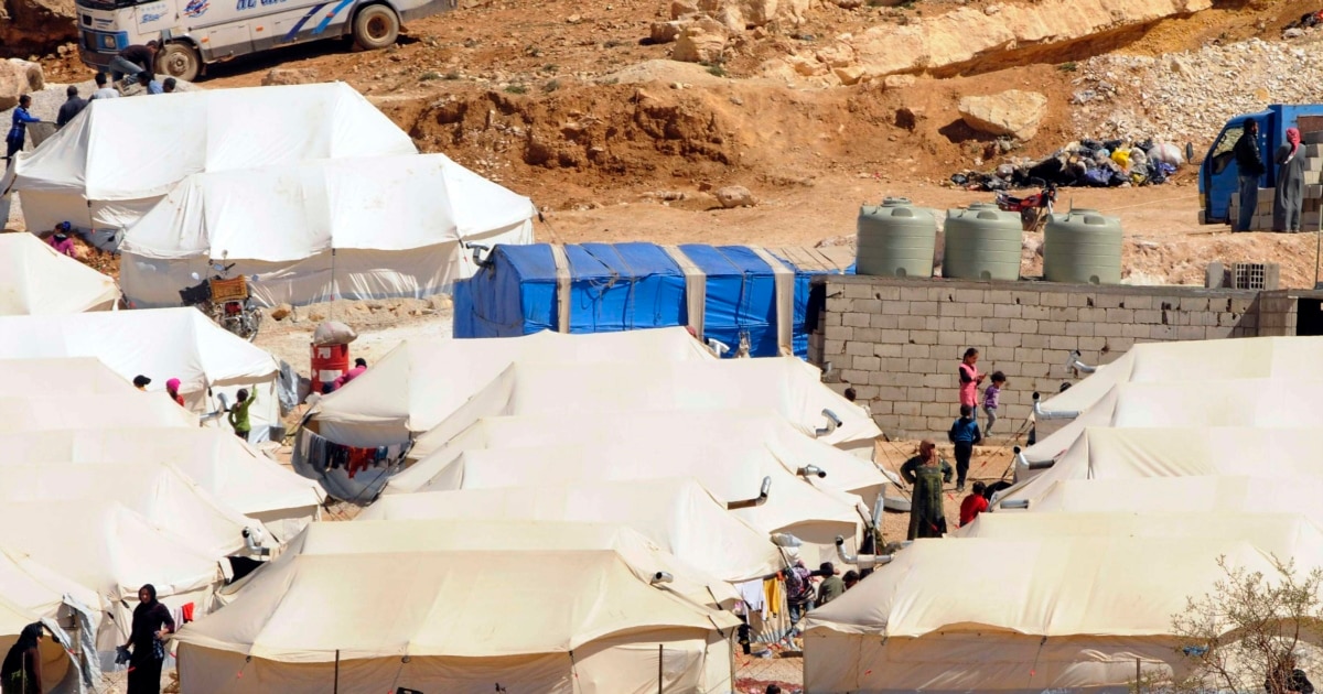 UN Says 1 Million Syrian Refugees Now In Lebanon