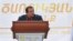 Armenia - Businessman Gagik Tsarukian holds an election campaign rally in Aparan, 13Mar2017.