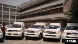 د عامې روغتیا وزارت وايي ددې موټرو ارزښت یو مليون امریکايي ډالره دی.