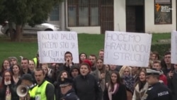 Protesti studenata iz Travnika