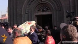 Murdered Armenian Family Buried in Gyumri