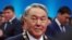 Kazakh President Nursultan Nazarbaev at his swearing-in ceremony in Astana.