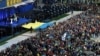 В Киеве прошли стадионные дебаты Порошенко и Зеленского