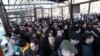 Armenia - Young civic activists reoccupy a park in downtown Yerevan to stop the construction of shops there, 20Feb2012.