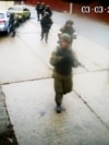 Ukraine - Russian forces in Bucha - from Ukrainian Service documentary on Yablunska Street - screen grab 1