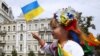 UKRAINE – Participants of vyshivanok embroidered shirts parade marking the 23rd anniversary of Ukraine's Independence. Kyiv, August 24, 2014