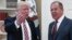 АКШ президенти Дональд Трамп жана Орусиянын тышкы иштер министри Сергей Лавров.