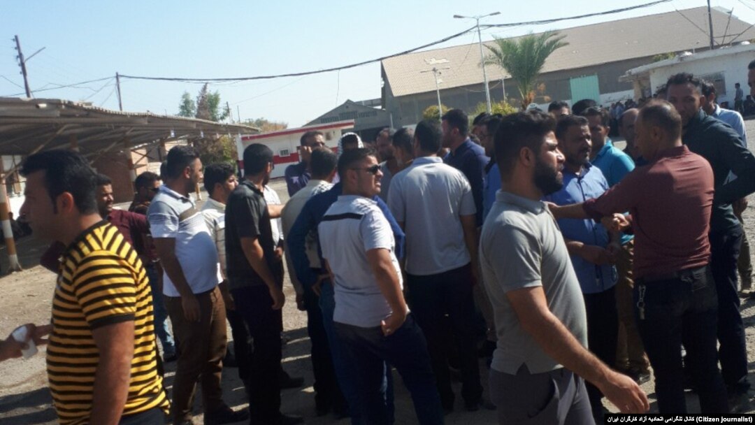 اعتصاب کارگران شرکت نیشکر هفت‌تپه و گروه ملی صنعتی فولاد ایران در اهواز وارد یازدهمین روز شد