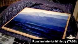 Картина «Ай-Петрі. Крим» після викрадення, Московська область