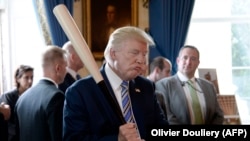 U.S. President Donald Trump at the White House on July 17